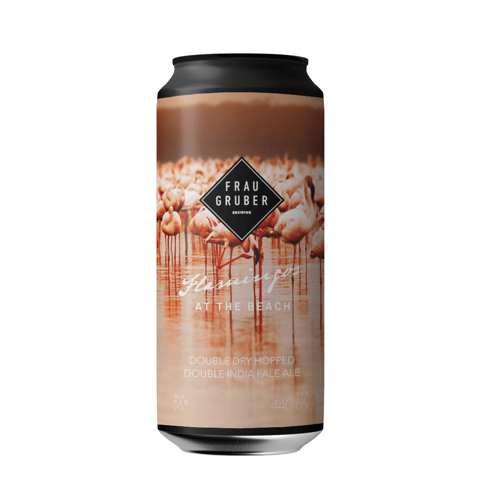 Flamingos at the Beach